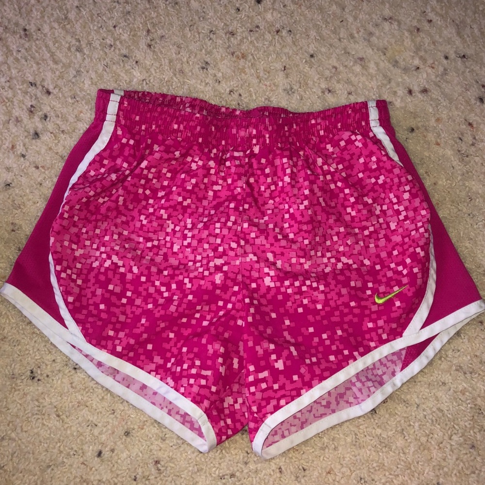 Girl’s Pink Nike Running Shorts w/ liners Size: M